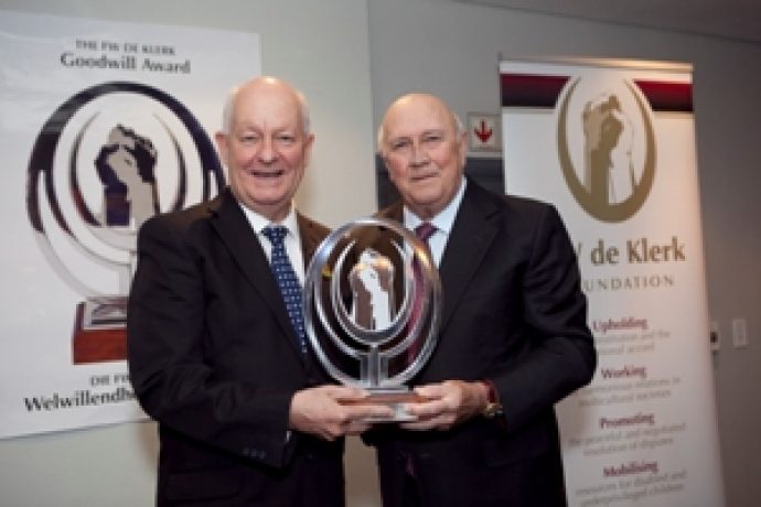 PDU & FWdeKlerk goodwill award 2